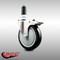 Service Caster 5 Inch 316SS Black Poly Swivel 1-3/8 Inch Expanding Stem Caster Lock Brake SCC SCC-SS316TTLEX20S514-PPUB-BLK-138 - alternate 4